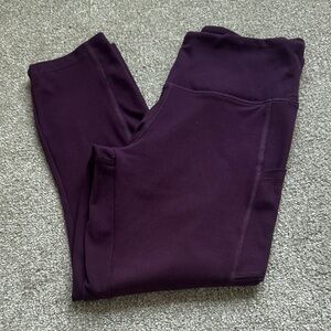 Athletic Maroon Leggings